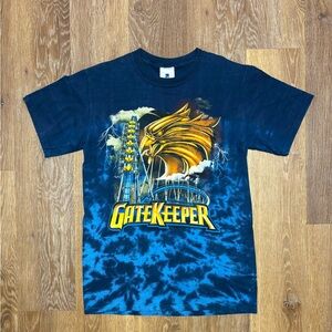 Gatekeeper Graphic Tee in Navy Blue